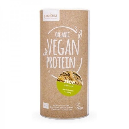 Poudre de protéine de riz nature bio Purasana