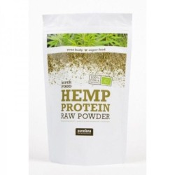 Poudre de protéines de chanvre bio crue
