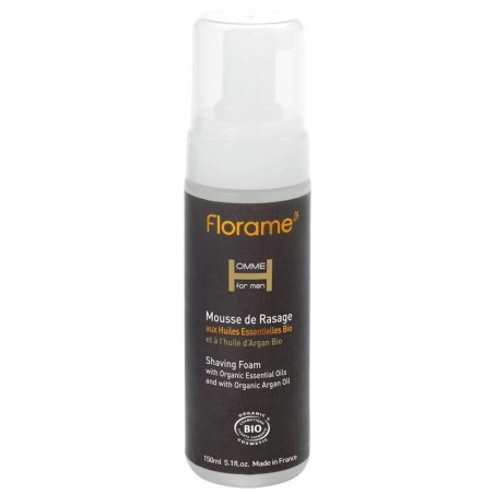 Mousse à raser bio Florame en comprimés