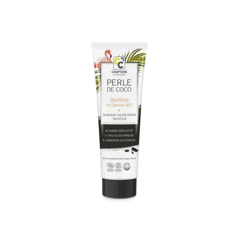 Dentifrice au charbon perle de coco 75 ml