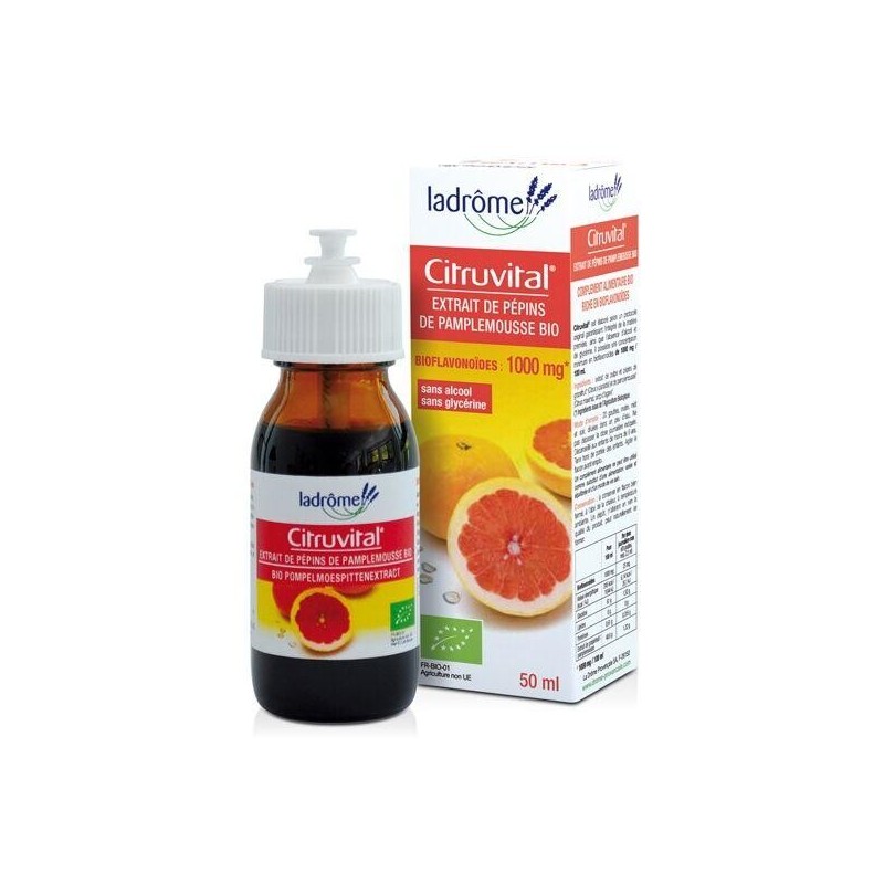 Citruvital bio extrait de pépins de pamplemousse