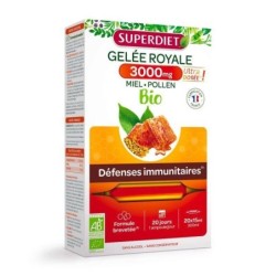 Gelée royale 3000mg bio de Superdiet