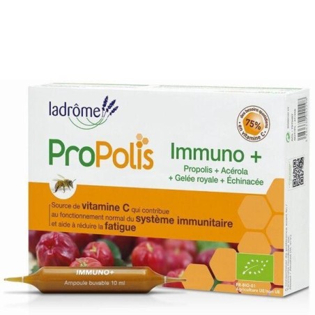 Flacon Immuno+ Propolis Bio 10 ml pour renforcer les défenses immunitaires