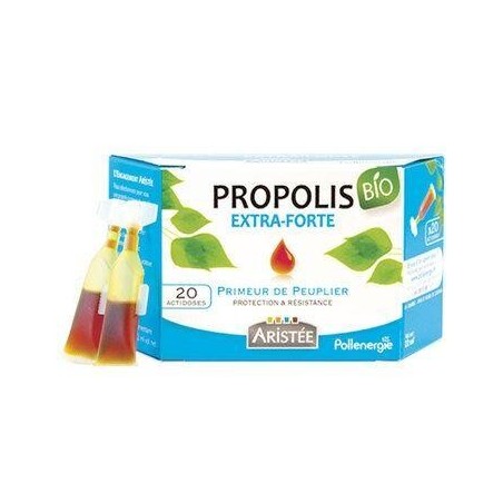 Propolis extra forte bio en actidoses pour renforcer les défenses immunitaires de toute la famille.