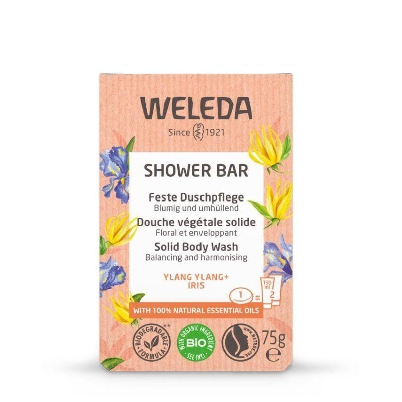 Douche végétale solide Ylang Ylang et Iris bio de Weleda