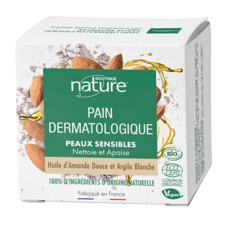 Pain dermatologique bio pour peaux sensibles