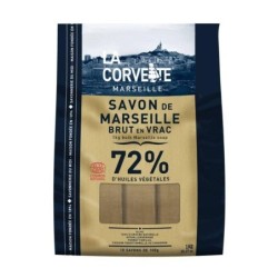 Sac de 10 savons bruts Olive de La Corvette