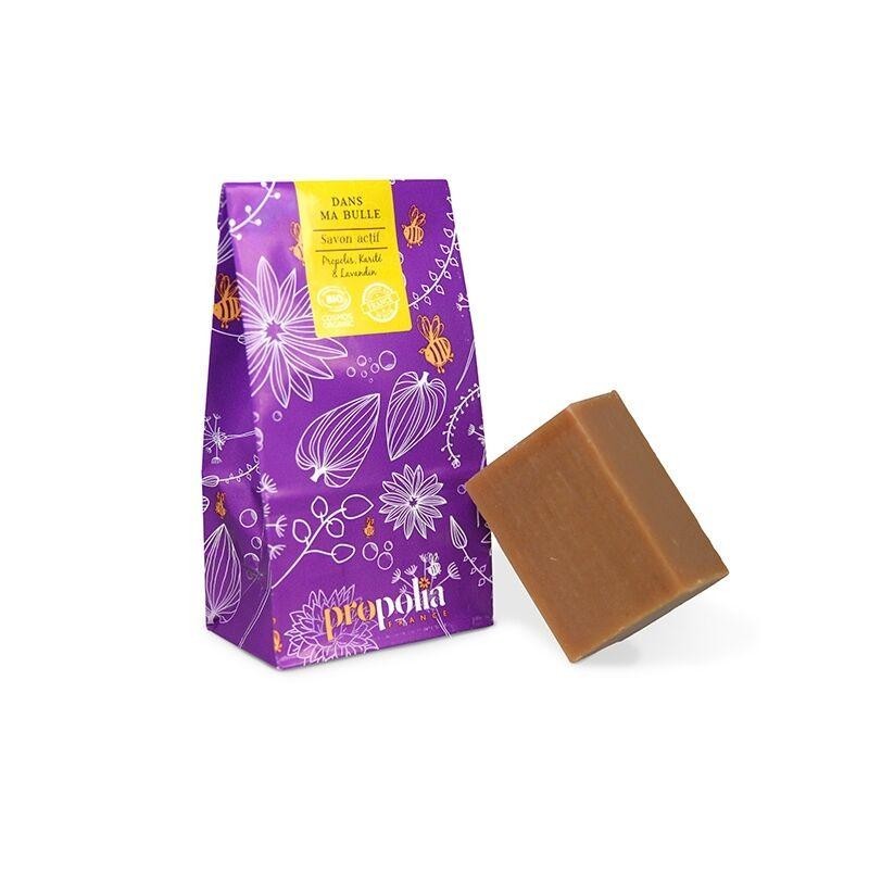 Savon actif bio Propolia pour peaux jeunes et à problèmes