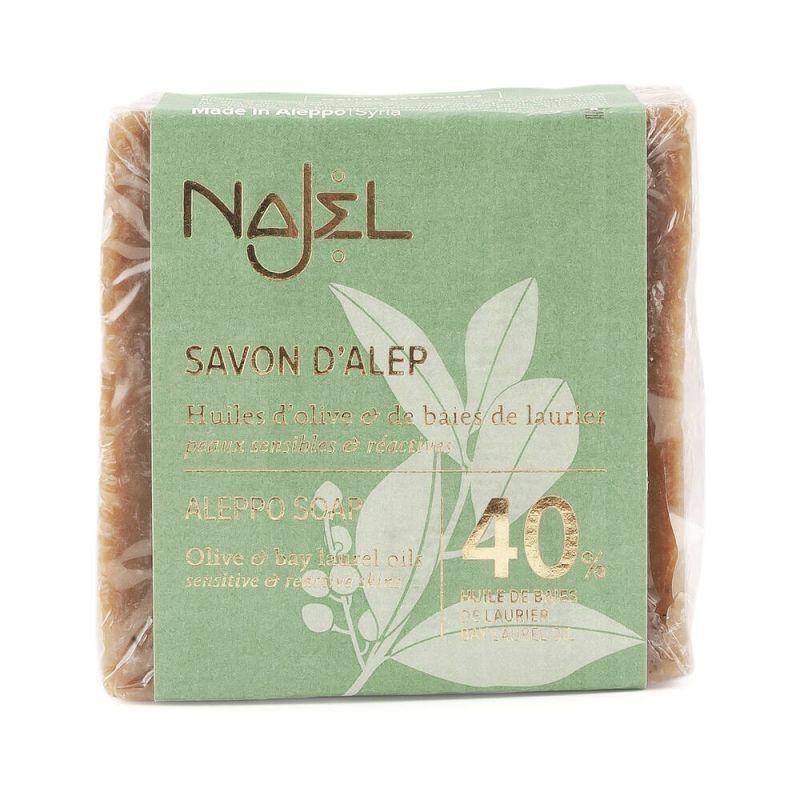 Savon d'Alep 40% Huile de baies de Laurier de Najel