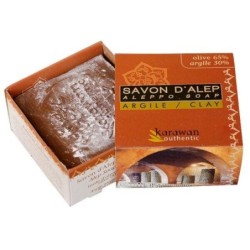 Savon d'Alep à l'argile rouge Karawan Authentic