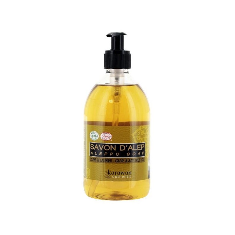 Image du Savon d'Alep liquide bio de Karawan