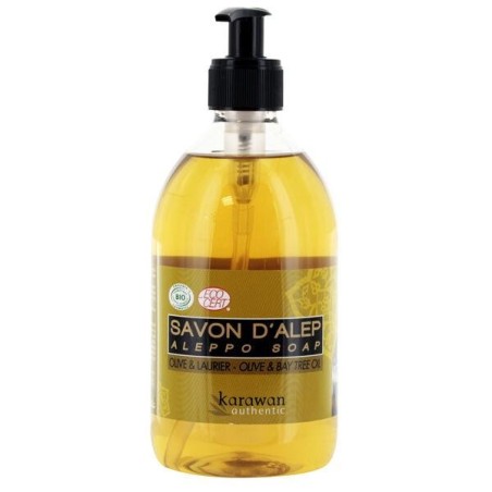 Image du Savon d'Alep liquide bio de Karawan