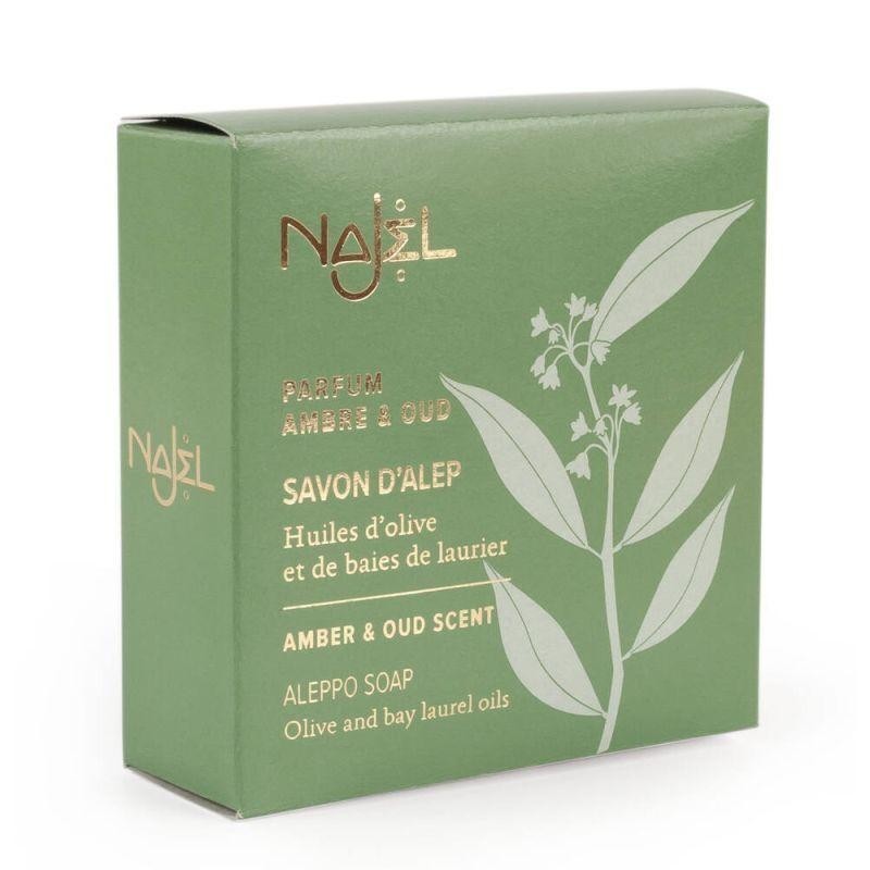 Savon d'Alep ambre et oud de Najel