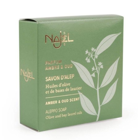 Savon d'Alep ambre et oud de Najel