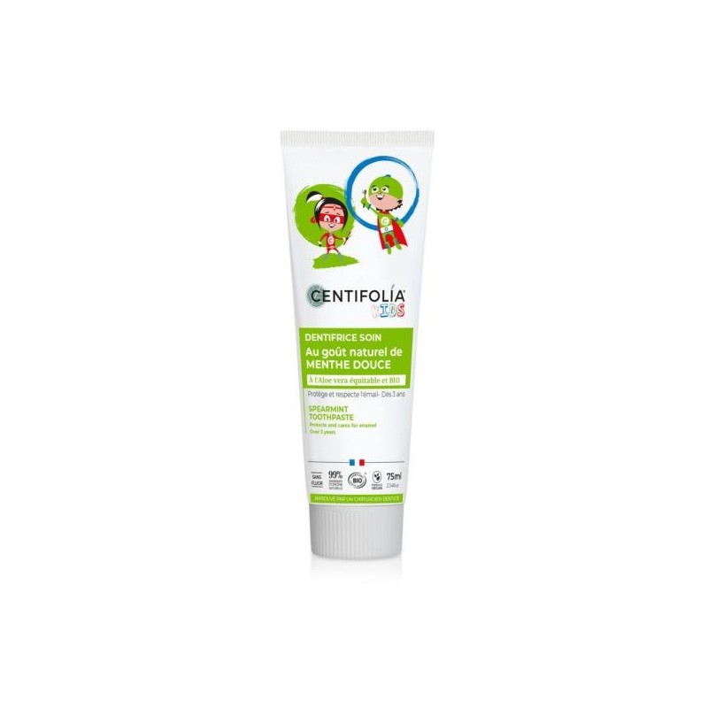 Dentifrice enfants goût menthe Tube 75 ml
