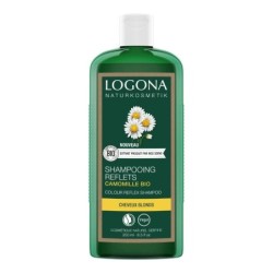 Shampooing reflets camomille Logona 30 ml pour cheveux blonds