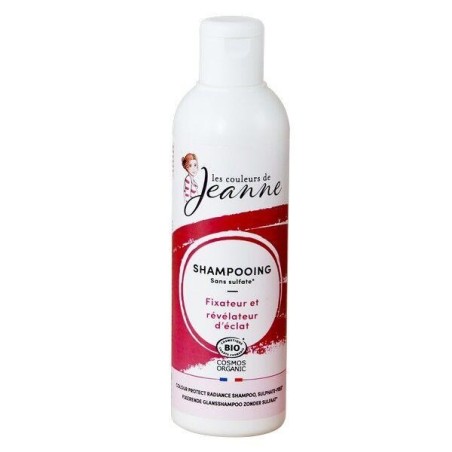 Shampooing Fixateur Éclat bio pour cheveux colorés