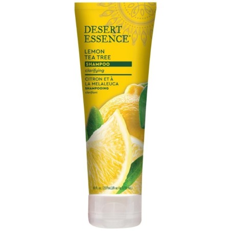 Shampoing à l'arbre de thé citronné de Desert Essence pour cheveux gras