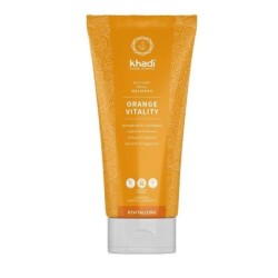 Shampoing ayurvédique Orange Vitalité Khadi pour cheveux gras