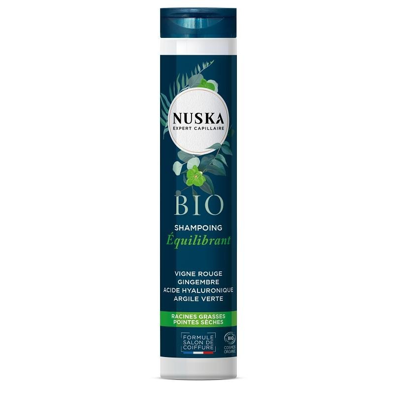 Shampoing bio Nuska pour cheveux racines grasses et pointes sèches