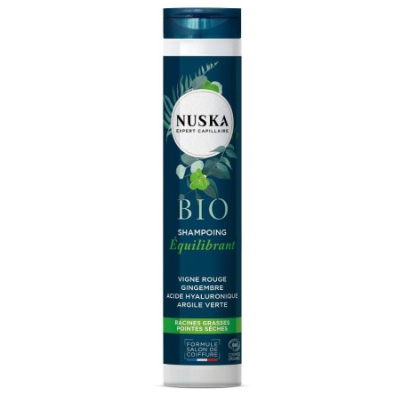 Shampoing bio Nuska pour cheveux racines grasses et pointes sèches