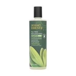 Shampoing au Tea Tree de Desert Essence pour cuir chevelu sensible et cheveux brillants