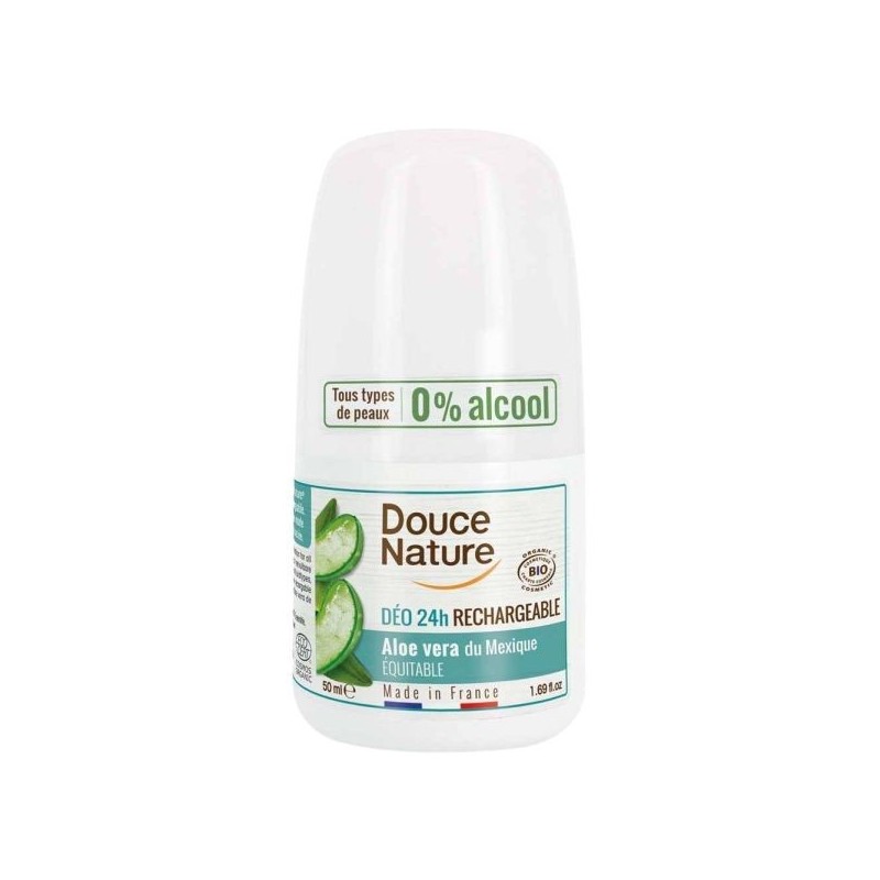 Déodorant bille rechargeable aloe vera 50 ml