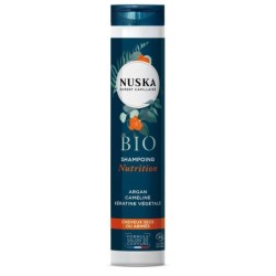 Shampoing bio Nuska pour cheveux secs et abîmés