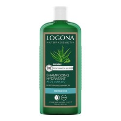 Shampooing hydratant aloe vera LOGONA pour cheveux secs et cuirs chevelus sensibles
