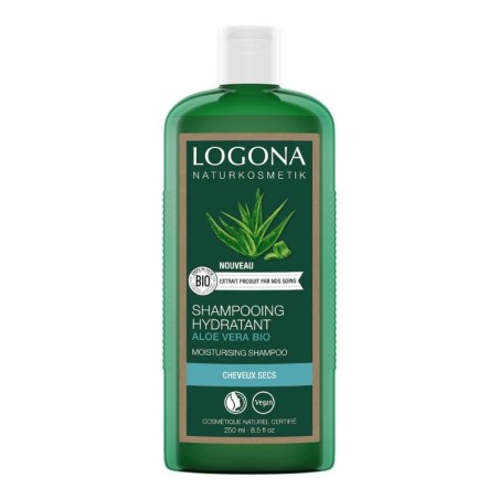Shampooing hydratant aloe vera LOGONA pour cheveux secs et cuirs chevelus sensibles