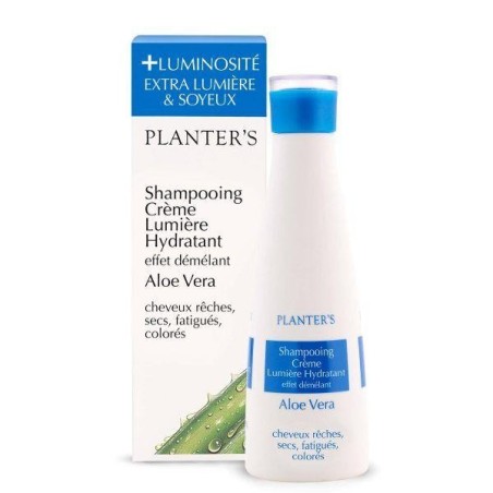 Shampoing crème hydratant à l'Aloé vera pour cheveux secs et colorés