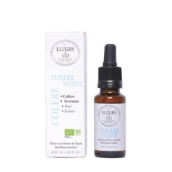 Elixir floral bio Colère 200 ml pour apaiser l'irritabilité et la colère naturellement.