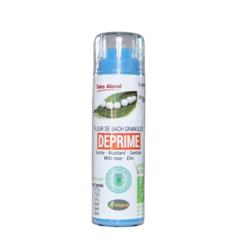 Complexe Déprime bio aux fleurs de Bach pour retrouver joie et confiance en soi
