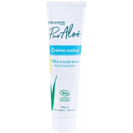 Crème mains Aloe vera 70 % bio Pur'Aloe