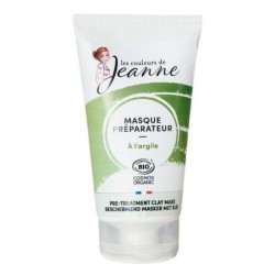 Masque préparateur à l'argile bio Les Couleurs de Jeanne pour préparer les cheveux à la coloration en douceur.