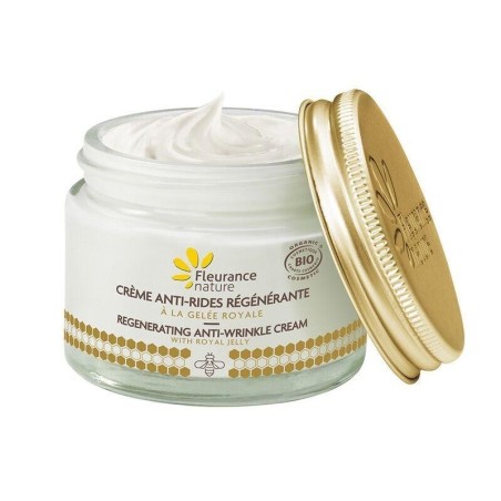 Crème anti-rides régénérante gelée royale bio de Fleurance Nature