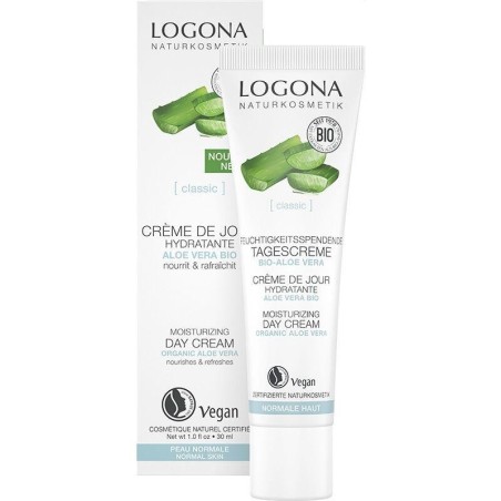 Crème de jour hydratante aloé vera bio de Logona