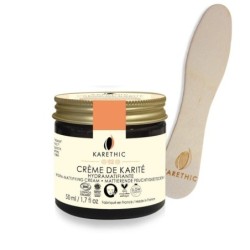 Crème hydramatifiante Karité bio Karethic pour peaux mixtes à grasses