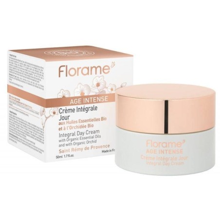 Crème intégrale jour Age intense bio de Florame pour une peau lisse et repulpée
