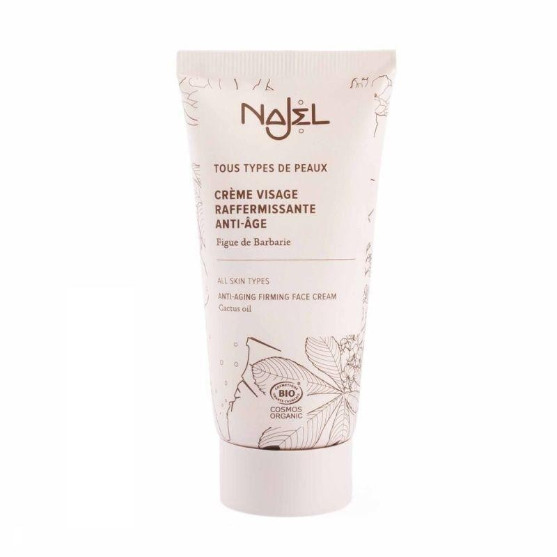 Crème raffermissante anti-âge bio Najel pour une peau lisse et hydratée