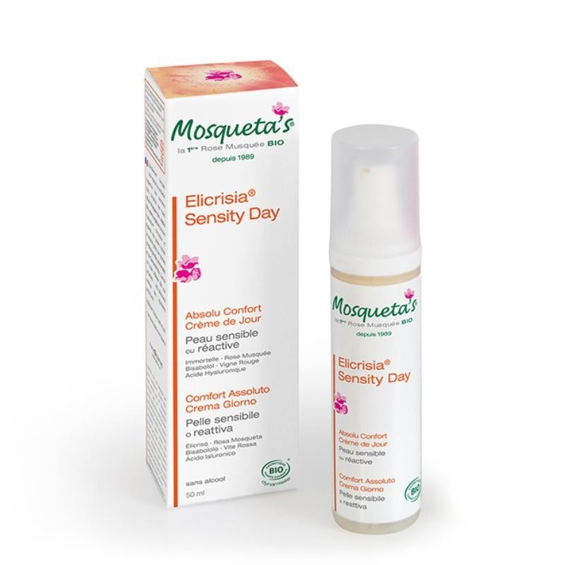 Crème de jour Elicrisia Sensity Mosqueta's pour peaux sensibles