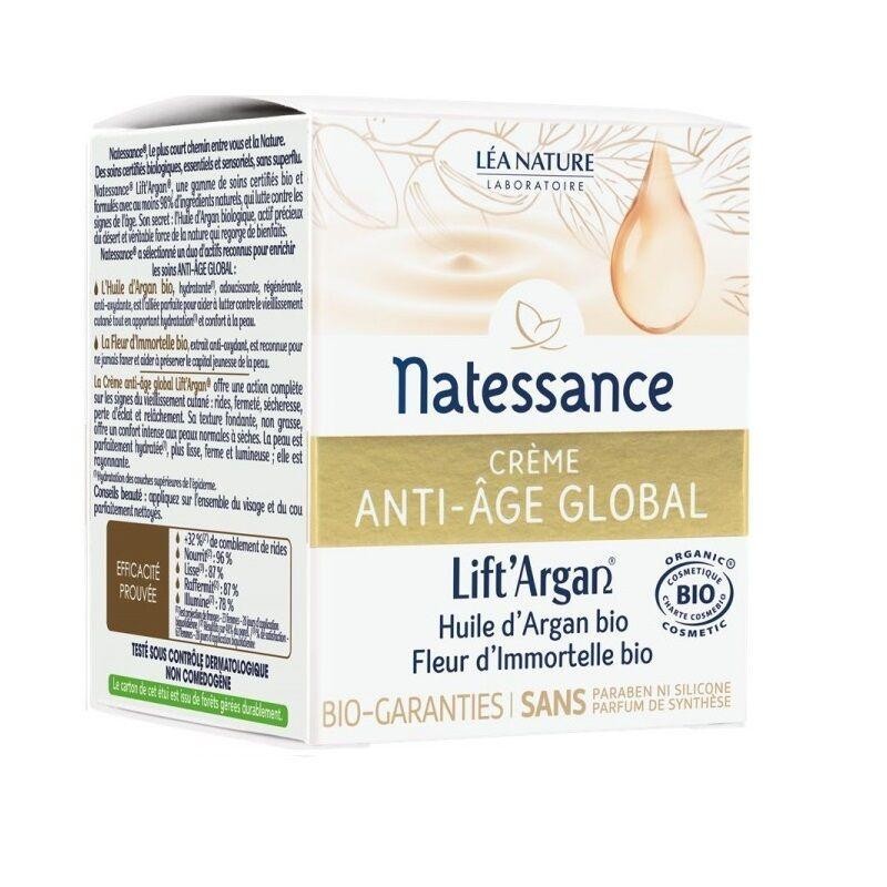Crème Anti-âge global bio Argan et Immortelle