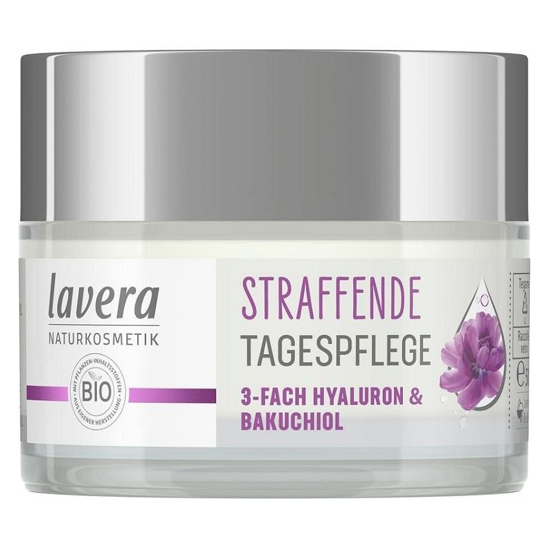 Soin de jour Raffermissant bio Lavera 100 ml pour hydrater et raffermir la peau