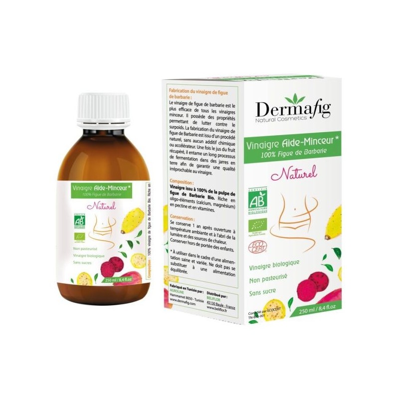 Vinaigre  Figue de Barbarie 100 % pur Flacon 250 ml