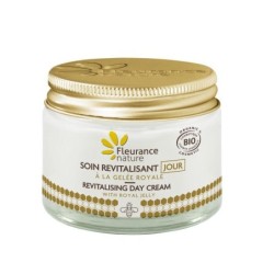Crème de jour revitalisante à la gelée royale bio pour peau sèche
