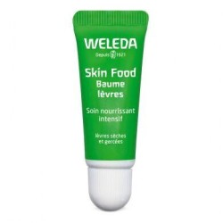 Baume à lèvres nourrissant Skin Food de Weleda pour lèvres douces et hydratées