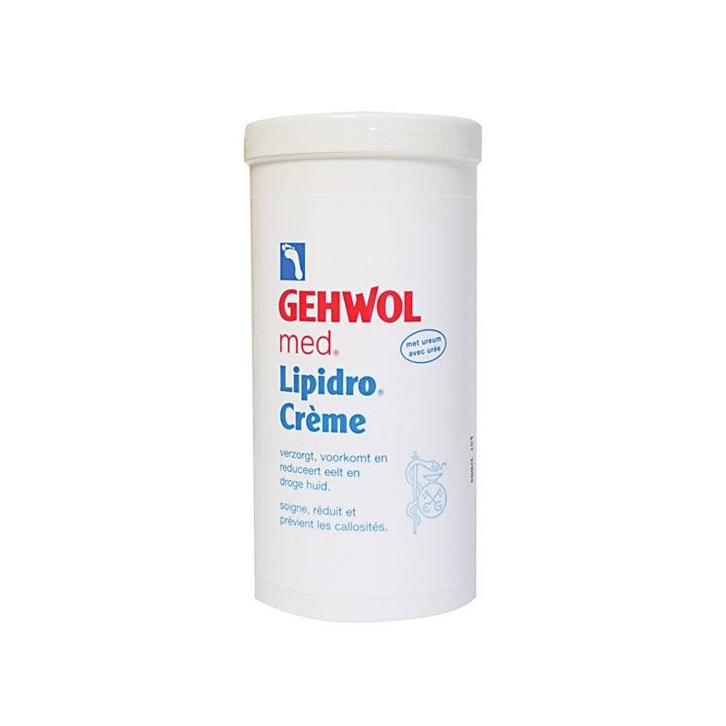 Crème Lipidro Gehwol pour pieds sensibles et secs