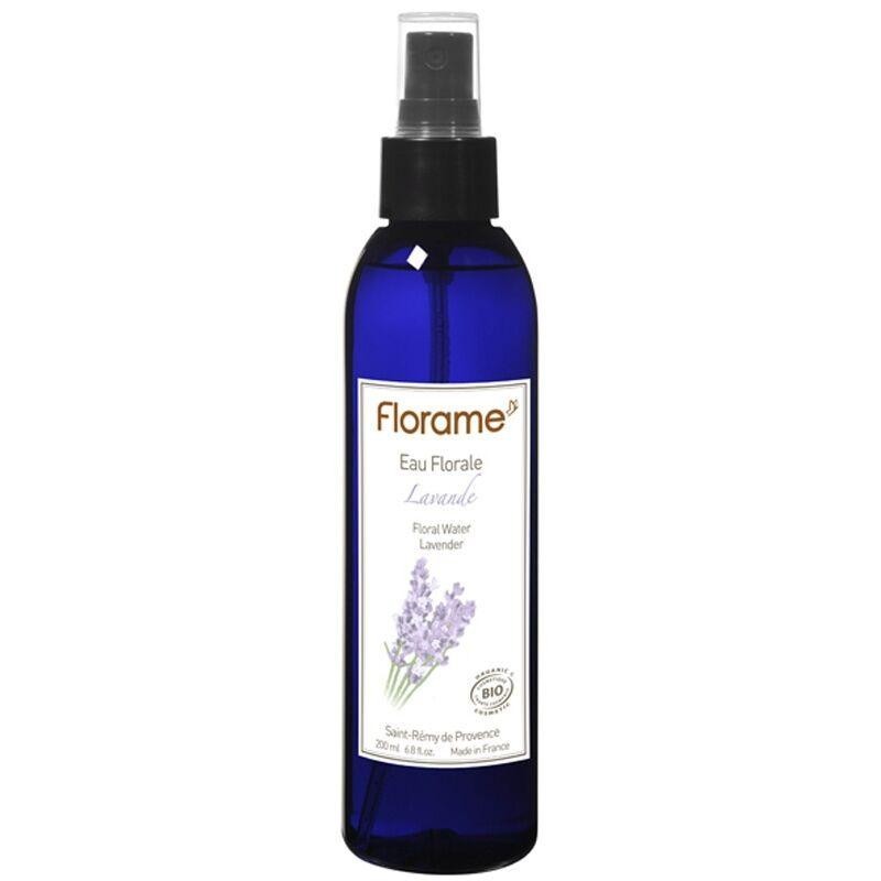 Eau Florale de Lavande Bio Florame 30 ml - soin naturel purifiant et apaisant pour peaux mixtes et grasses