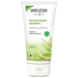 Gel nettoyant purifiant bio au Saule Weleda pour peaux à imperfections