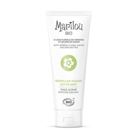 Gommage visage exfoliant doux Marilou Bio 75 ml pour exfolier en douceur